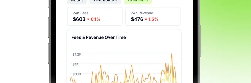 PolkadotのOnchain FinancialsがCoinGeckoで公開：Token Terminalが暗号データの洞察を強化